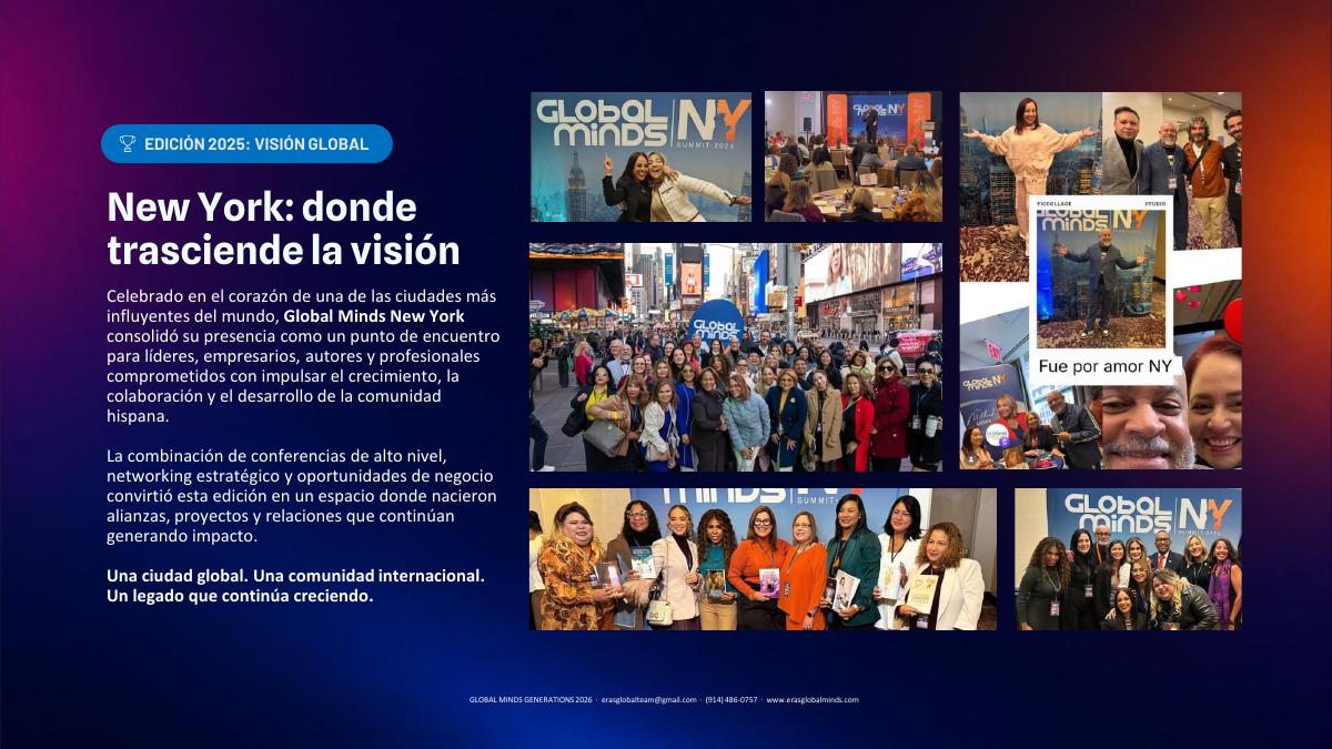 Fotografías originales de Global Minds Nueva York 2025